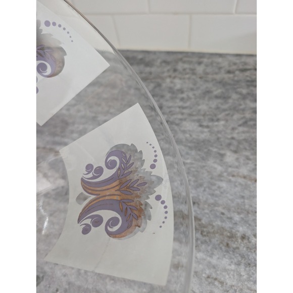 Vintage Libbey Salad Fruit Chip Punch Serving Bowl‎ with Fleur-de-Lis Design - Picture 5 of 9